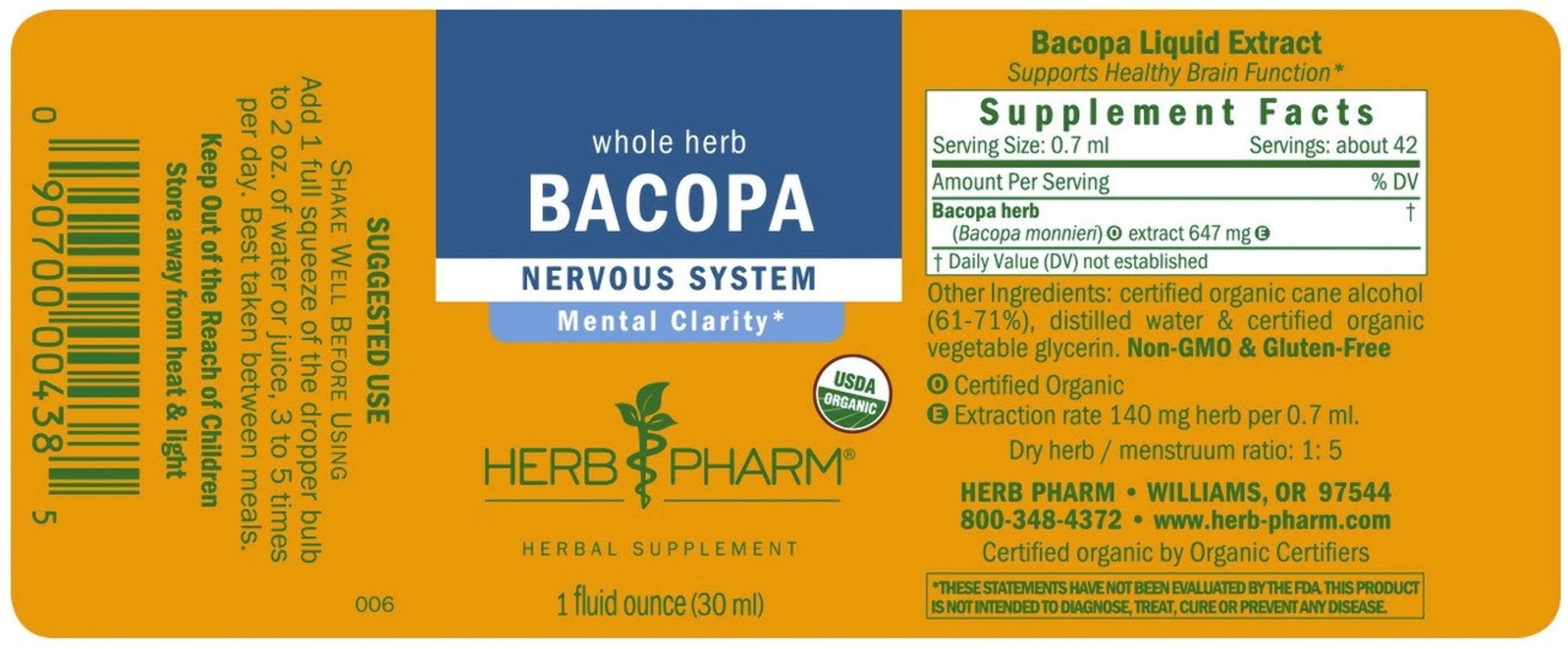Bacopa Extract 4 oz O29355