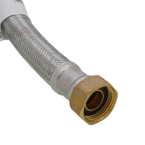 18 in. Braided Stainless Steel Water Heater Connector P7031