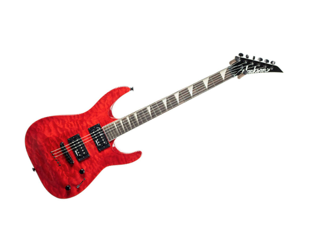 Transparent Red Arch Top Electric Guitar F672545