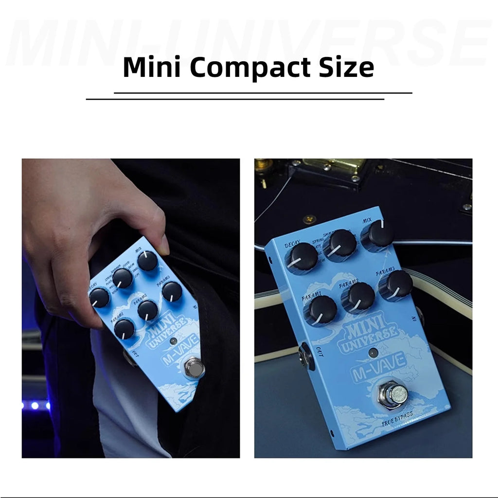 MINI UNIVERSE 9 Mode Reverb Guitar Effect Pedal V4814
