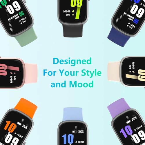 24/7 Heart Rate SpO2 Sleep Monitor Activity Tracker with Step Calorie Counter Pedometer, 21-Day Battery, IP68 Waterproof Fitness Watch V32768
