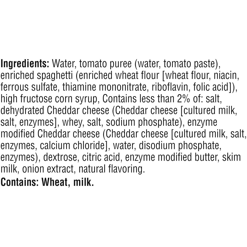 15.8 OZ Canned Spaghetti (Pack of 12) W537