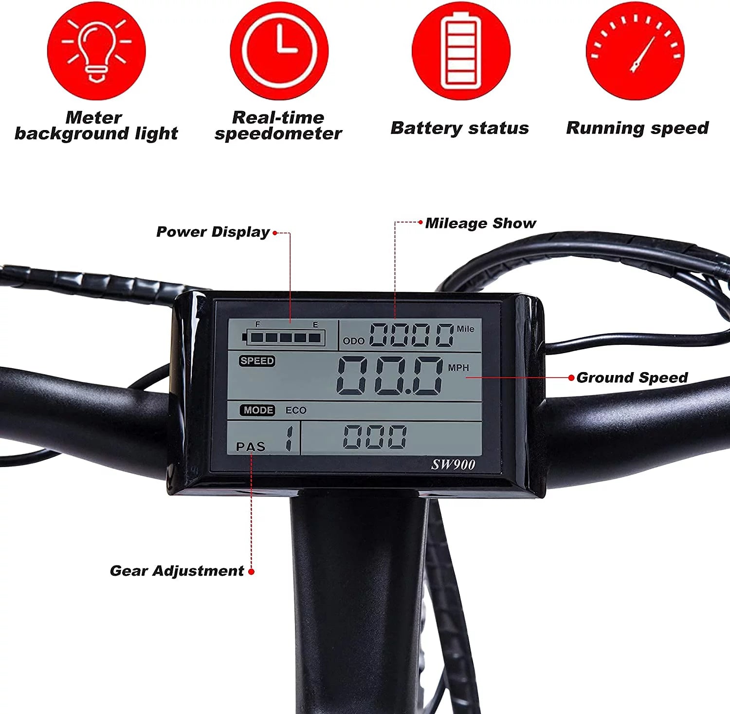 26" 500W Electric Mountain Bike with Removable Lithium Battery G401