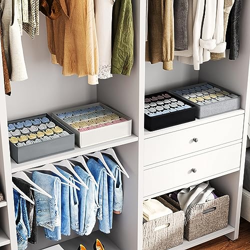 Beige 4 Pack Sock Organizer X439750