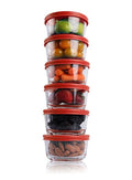 2 Cup Glass Food Storage Containers (6 Pack) C47801