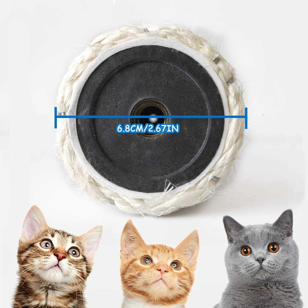 4 Pack Natural Sisal Rope Cat Scratching Post Replacement 15.7" 7.9 W110752