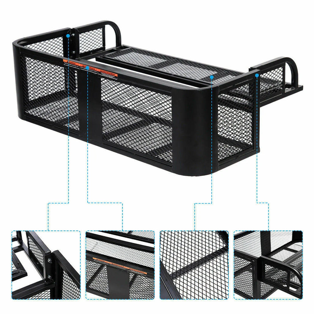 Steel Rear Drop Basket Cargo Rack D750