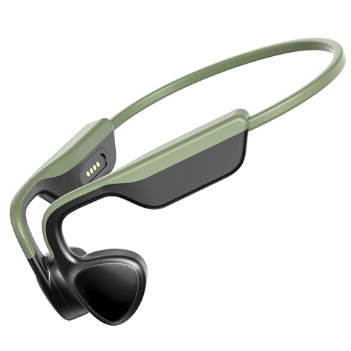 Bone Conduction Bluetooth 5.3 Headphones with Mic, IPX7 Waterproof F99133