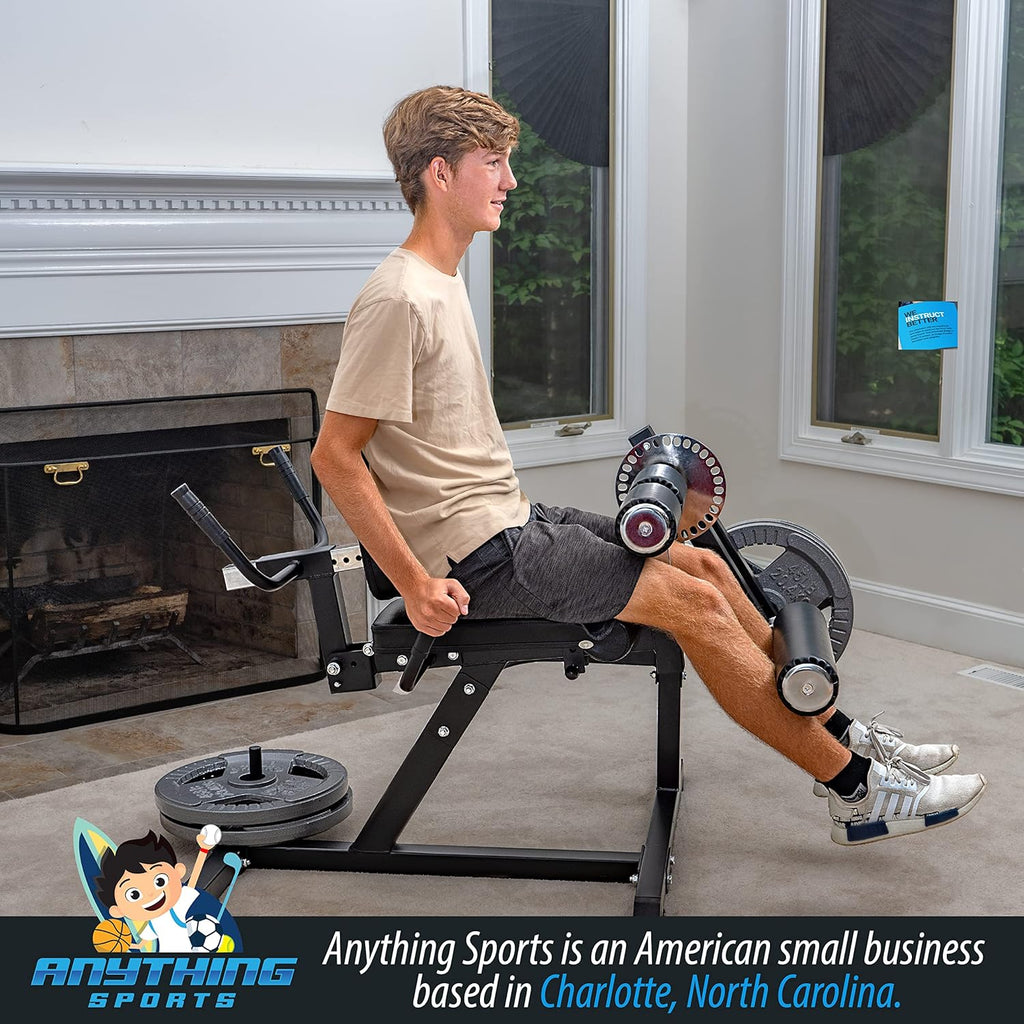 Heavy Duty Adjustable Leg Extension and Curl Machine G2147
