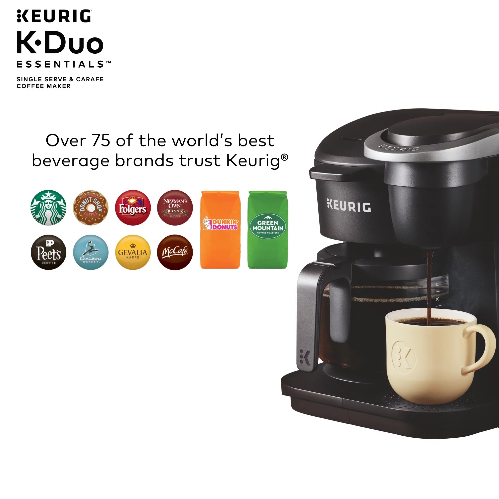Single Serve & Carafe Coffee Maker W8738