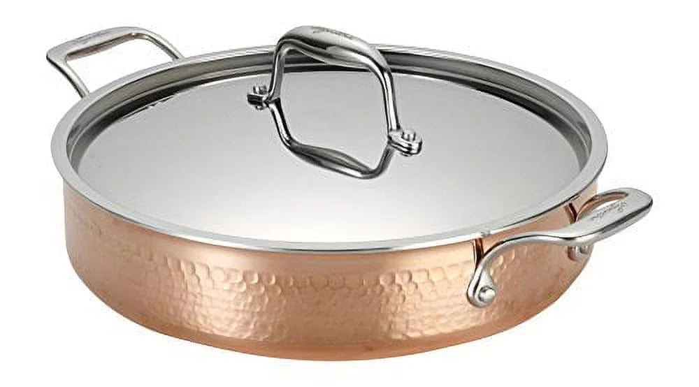 5-Quart Stainless Steel Hammered Stockpot Cookware N584
