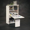 White Large Craft Armoire R597