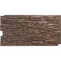 45 3/4"W x 24 1/2"H x 1 1/4"D Autumn Bronze Faux Stone Siding Panel W483
