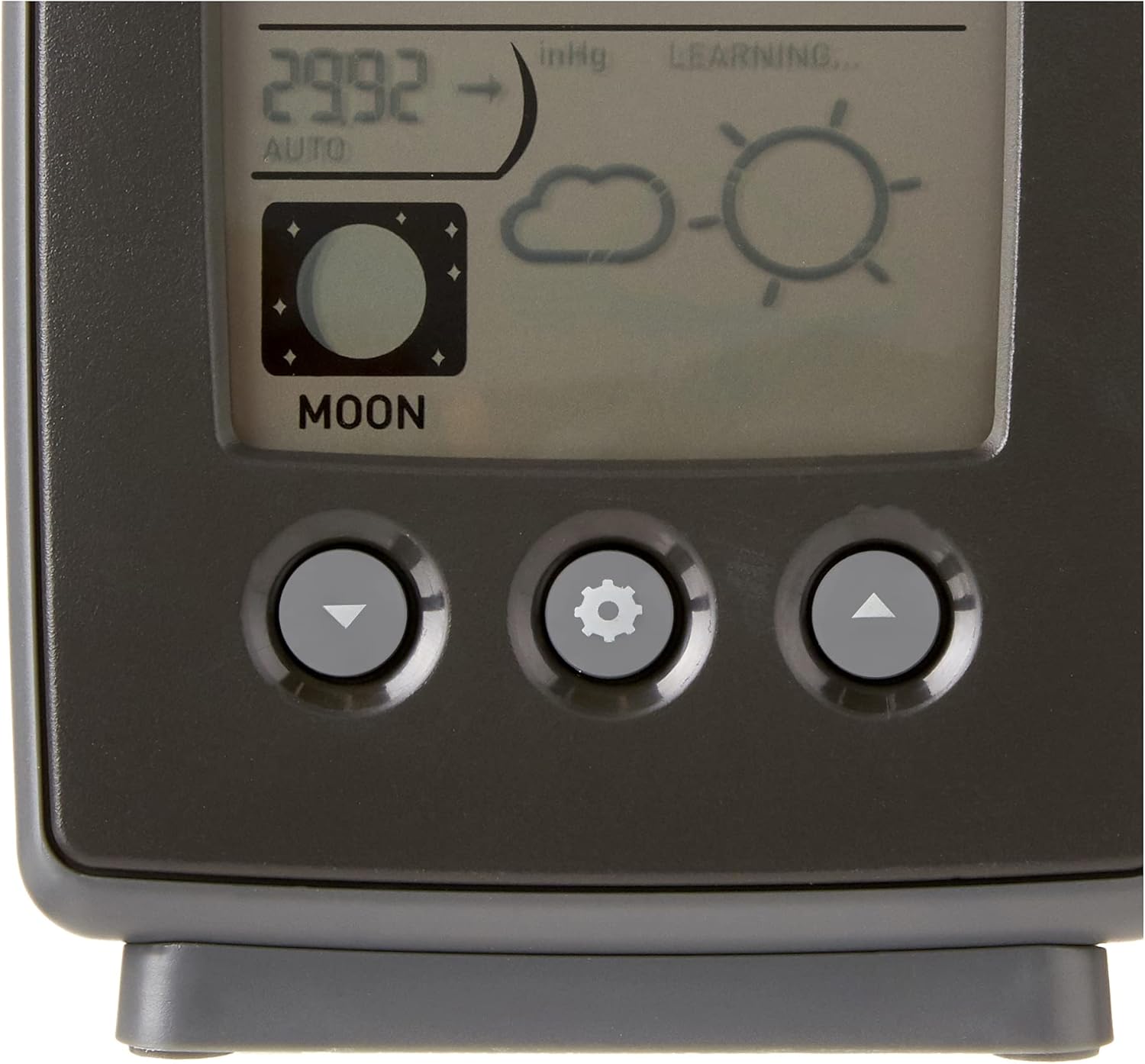 Black Digital Weather Forecaster with Indoor/Outdoor Temperature and Humidity H2441