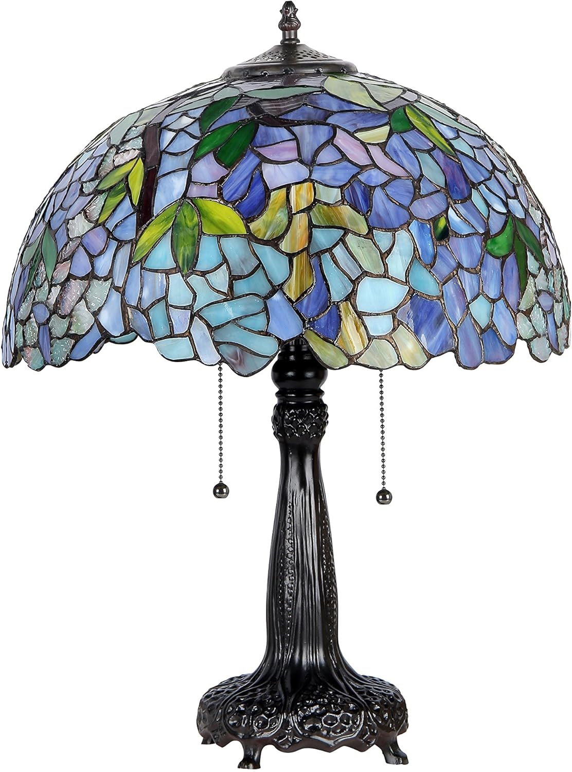 Tiffany-Style 2 Light Table Lamp 16" Shade A6569