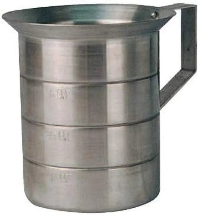 Aluminum Measuring Cup Silver, 4 qt. Y352377