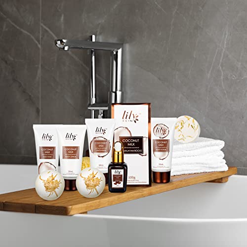 18 Pcs Coconut Spa Bath Gift Set P49216
