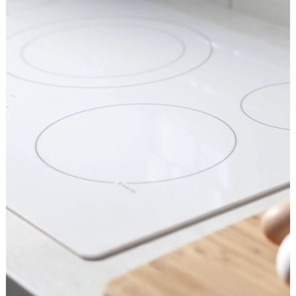 36" Wide 5 Burner Electric Cooktop White Y5555
