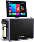 2 Wireless Microphones Bluetooth Portable PA Speaker System with 15" Touch Tablet F23417