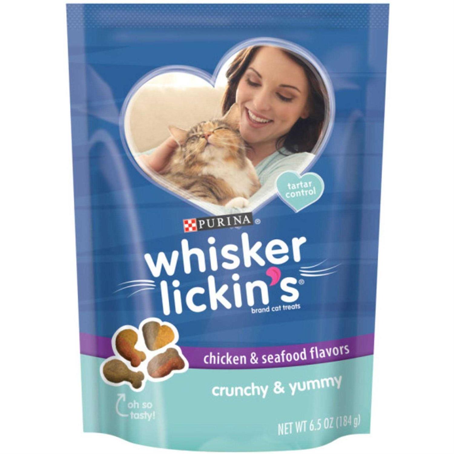 Chicken & Seafood Flavors Crunchy Cat Treats H1184