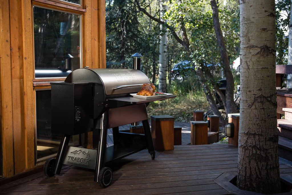 Bronze Wood Pellet Grill and Smoker B2751
