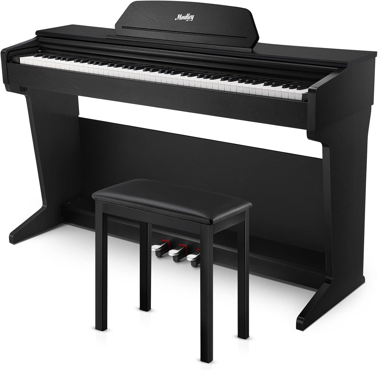 88 Key Weighted Digital Piano with Stand & Bench K729400
