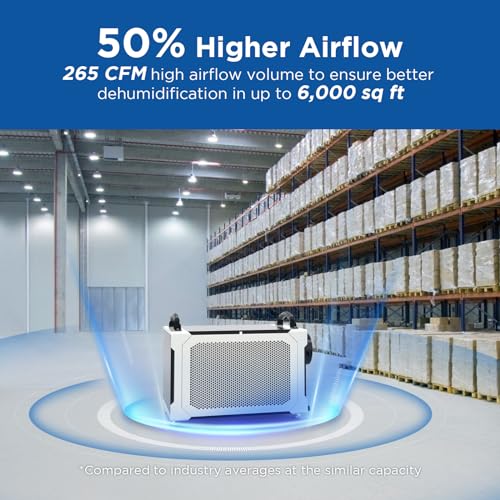 145 Pints Commercial Dehumidifier with Pump and Drain Hose V666474