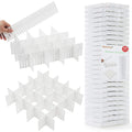 40 Pack White Drawer Dividers Organizer Set L897