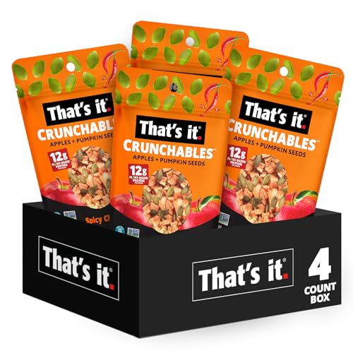 Apple + Spicy Chili Plant Based Protein Crunchy Snack Mix, 4 Packs x 2.5 oz V764