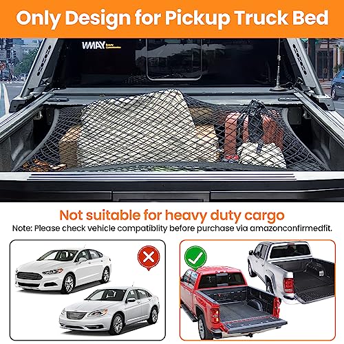 4'x4' Stretchable Elastic Cargo Net for Truck Bed A301616