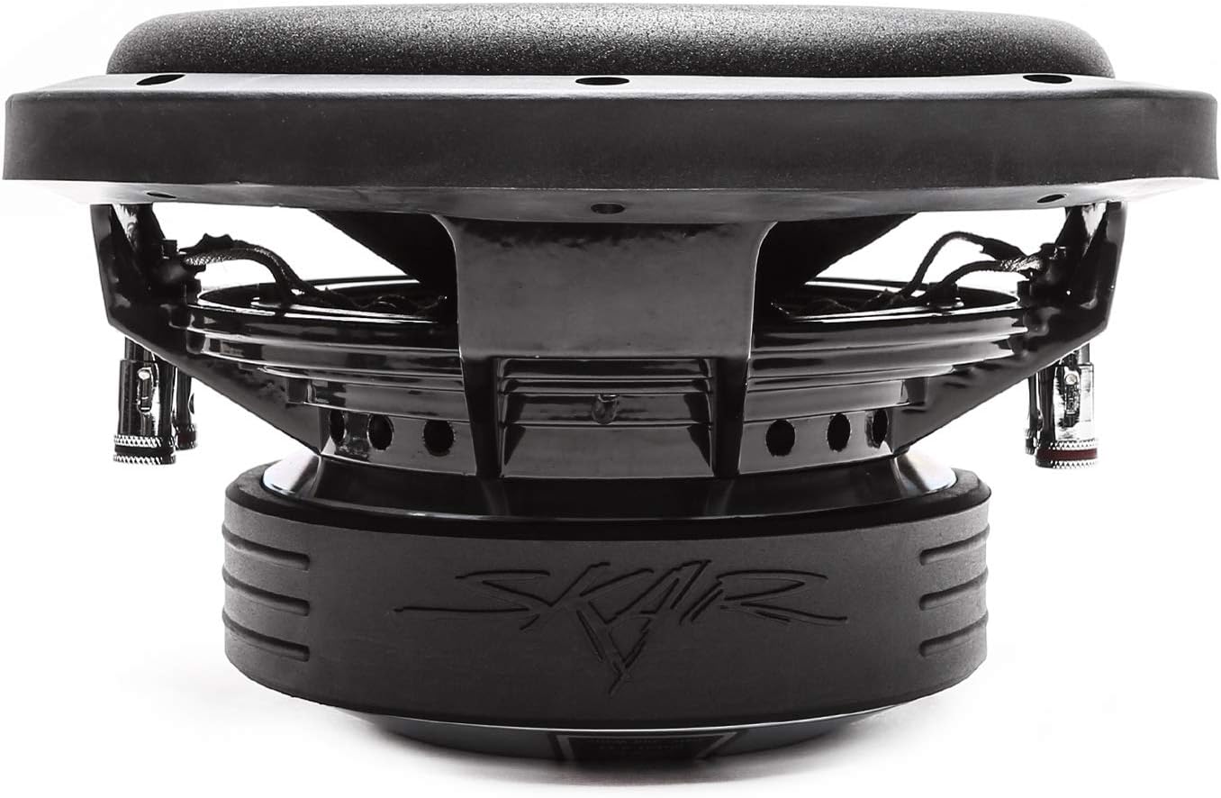 8 600W Max Power Dual 4 Ohm Shallow Mount Car Subwoofer E212617