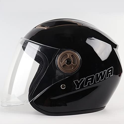 3/4 Open Face Helmet with Clear Visor W1631