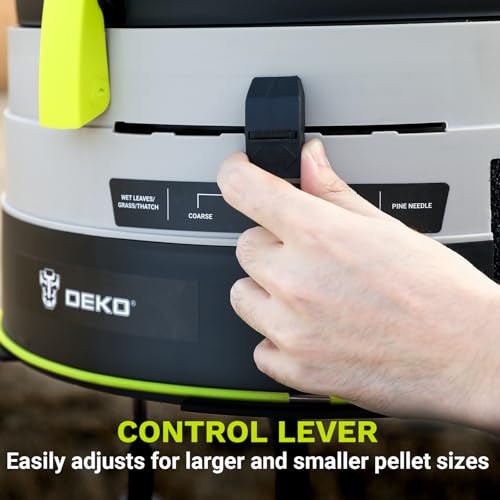 13-Amp Electric Leaf Mulcher Shredder with 20 Cutting Lines T378418