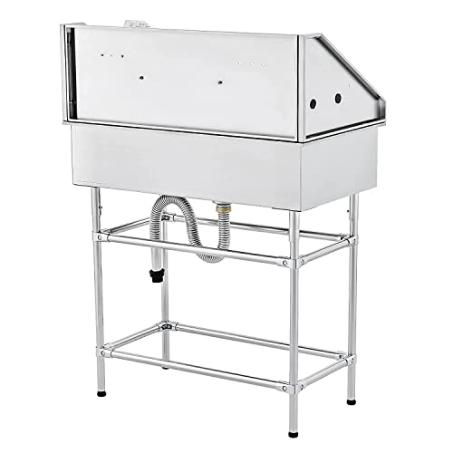 34 Inch Stainless Steel Dog Washing Station N635