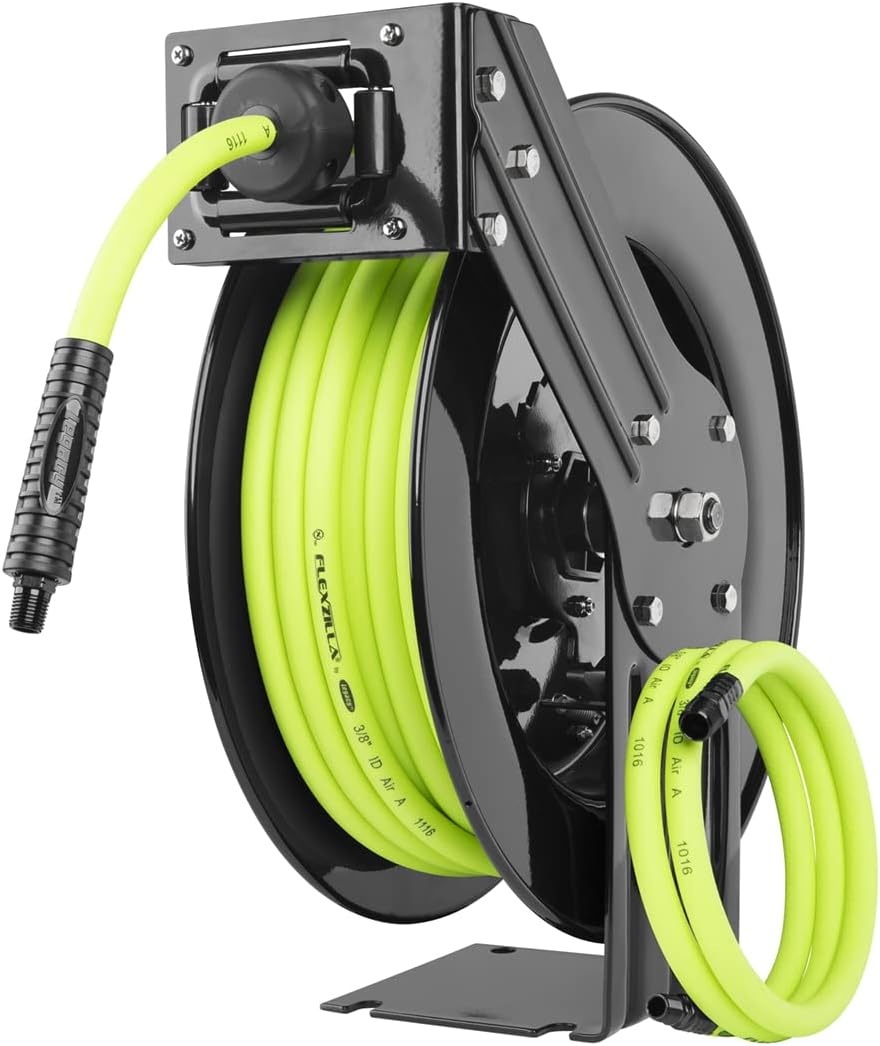 3/8 in. x 50 ft. Heavy Duty Hybrid Air Hose Reel Q87197
