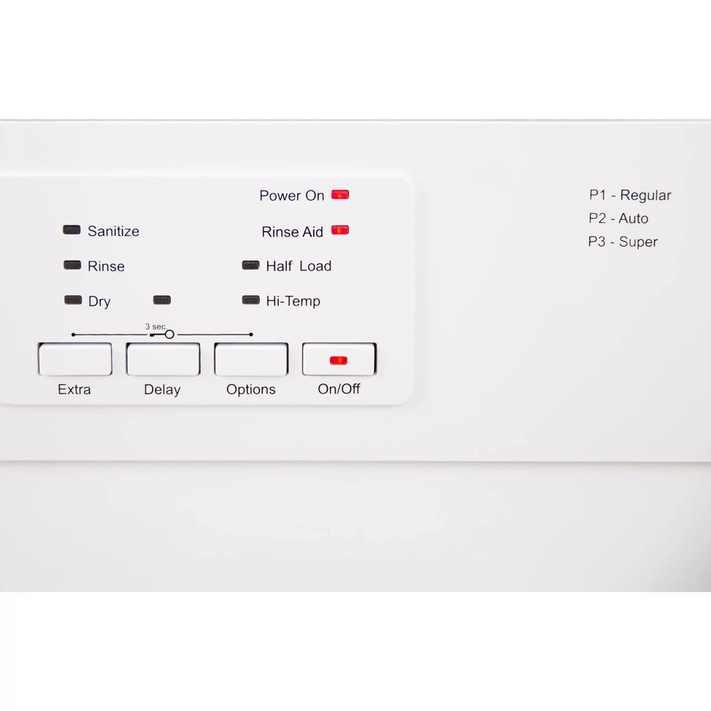 24" Front Control White Dishwasher I63946