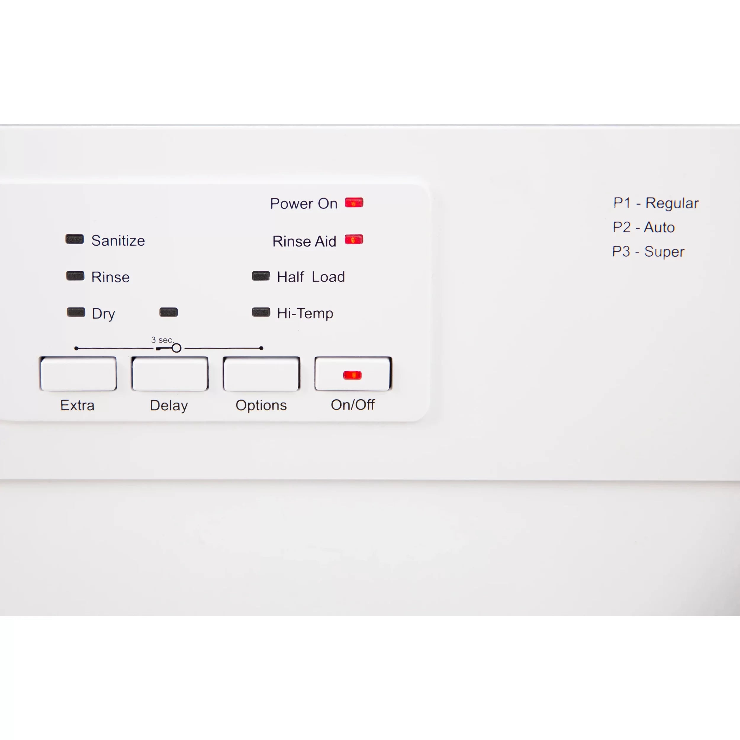 24" Front Control White Dishwasher I63946