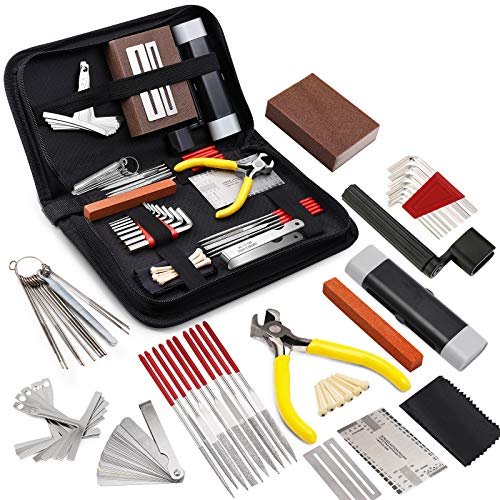 45 Pcs Guitar Repair Tool Kit with Carry Bag T8183