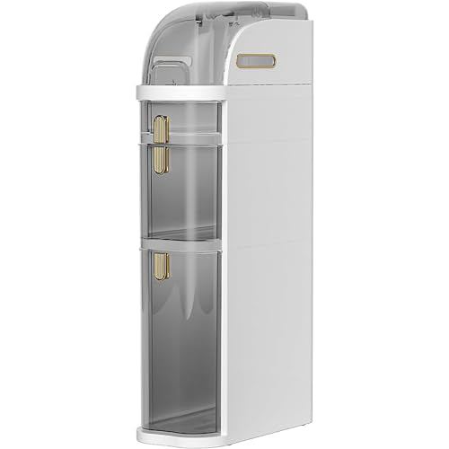 3/4/5 Tier Narrow Tall Slim Storage Cabinet with Clear Drawers U587