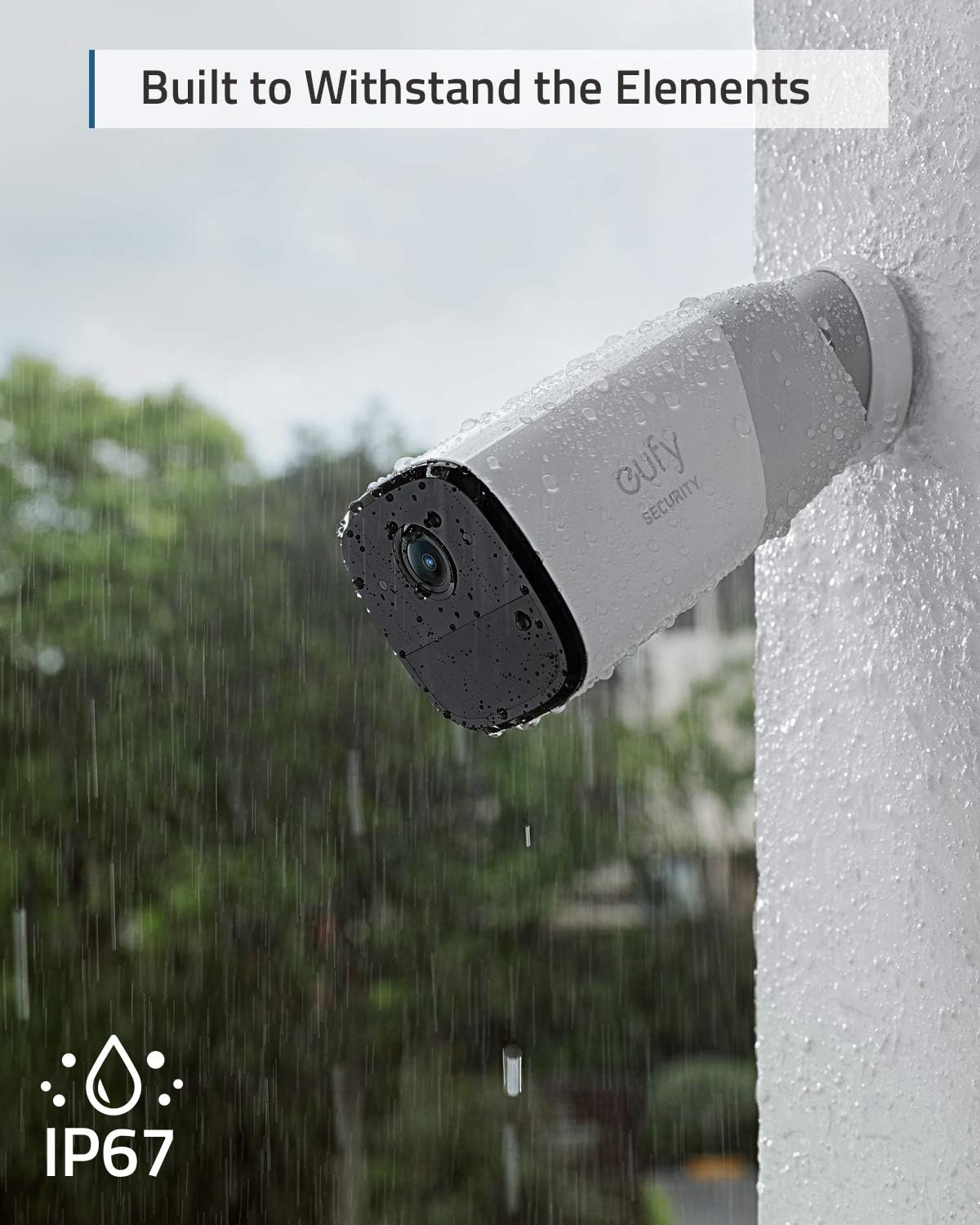 2K Resolution Wireless Home Security Camera System, 2-Cam Kit P3368