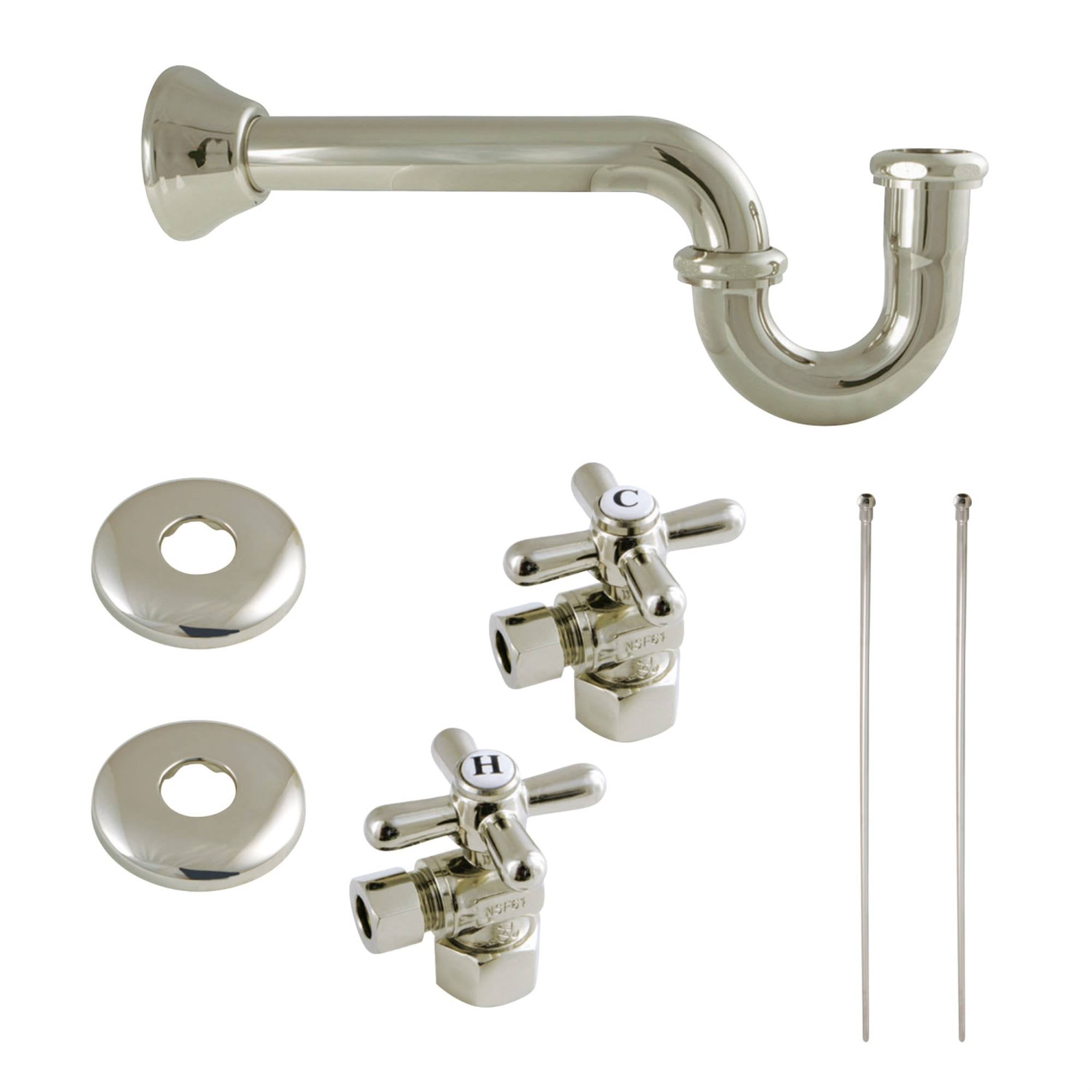 Polished Nickel Plumbing Supply Kit Combo M42690