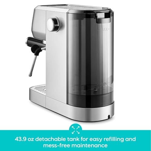 Stainless Steel Espresso Machine 20 Bar with Steam Milk Frother Y496