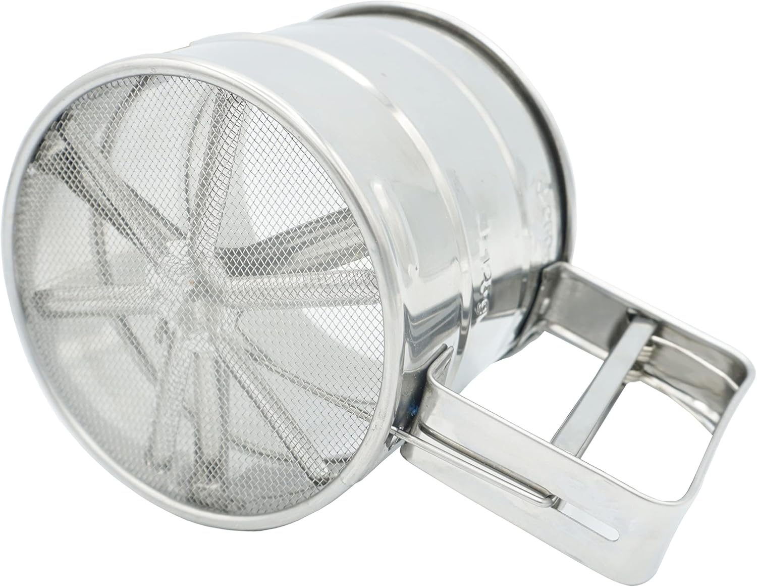 Stainless Steel Rotary Hand Crank Flour Sifter E790