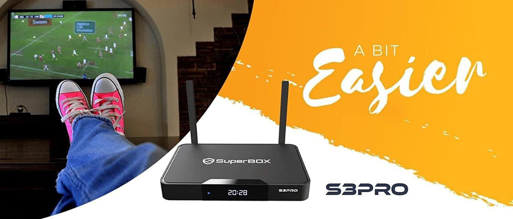SuperBOX S3 Pro with Voice Activated Remote and 2GB RAM+32GB O97377