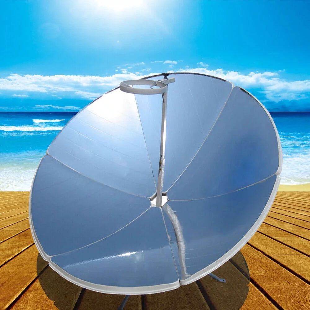 1800W Parabolic Solar Cooker Outdoor Camping Sun Oven U379