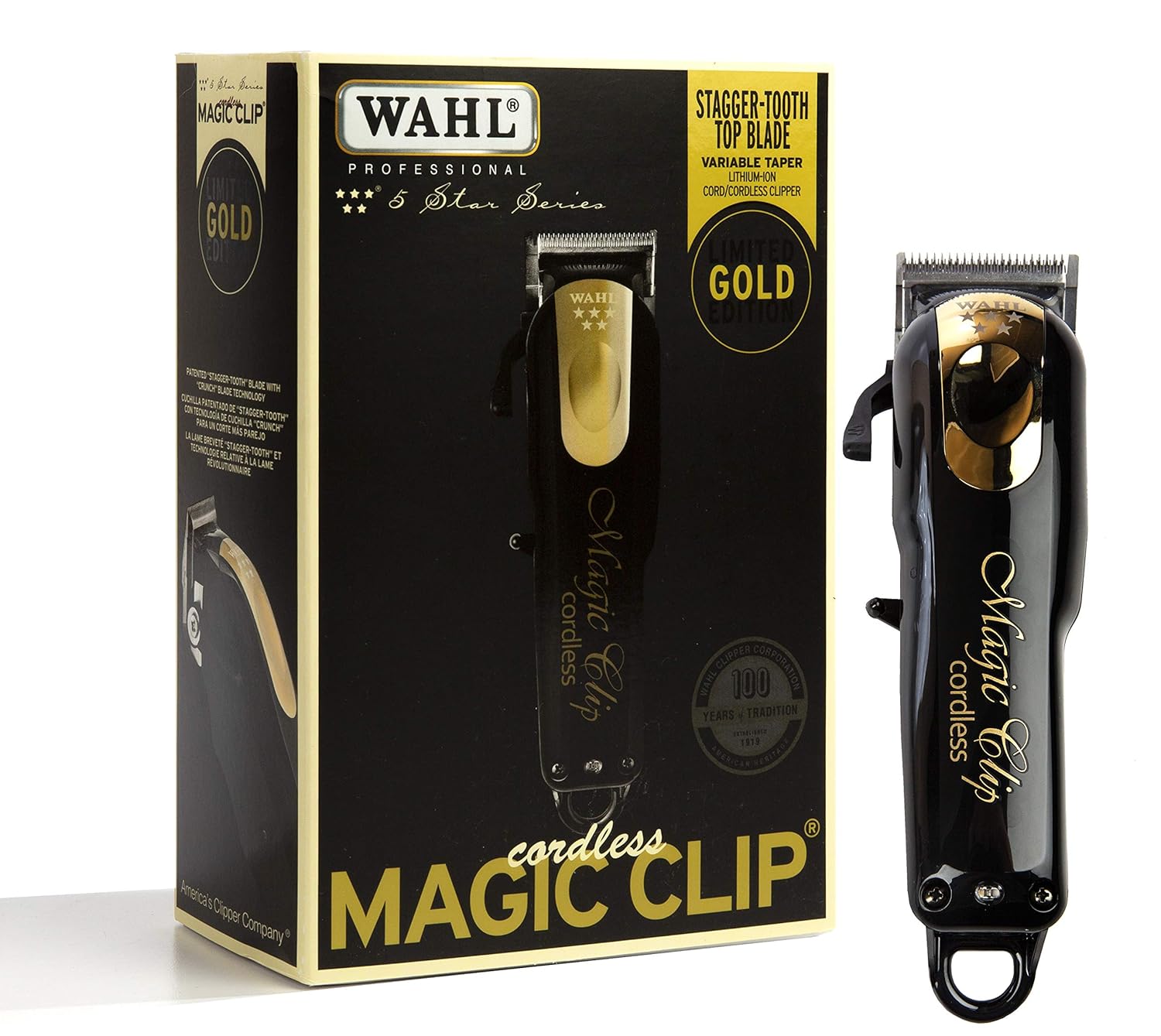 Black Cordless Magic Clip W9295