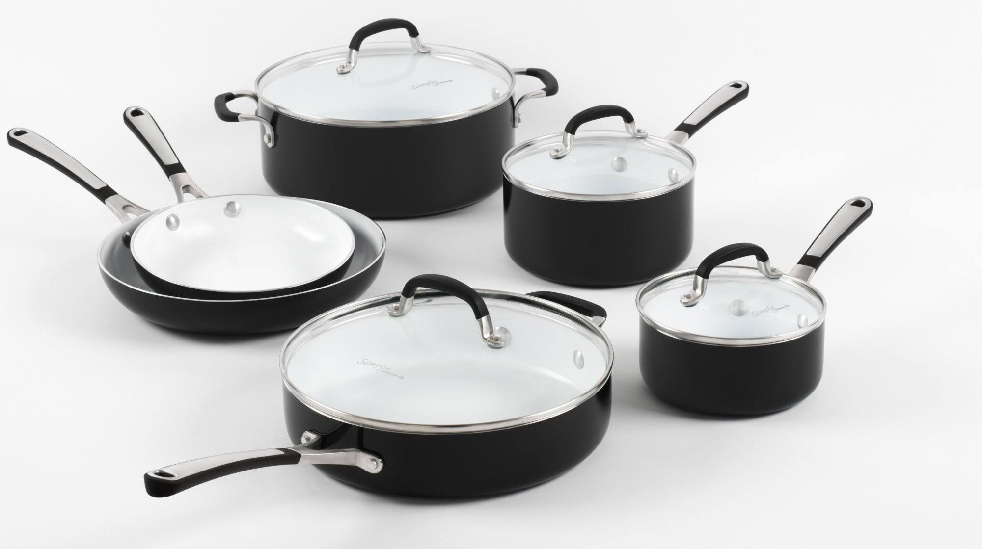 10 Piece Ceramic Nonstick Cookware Set S9671