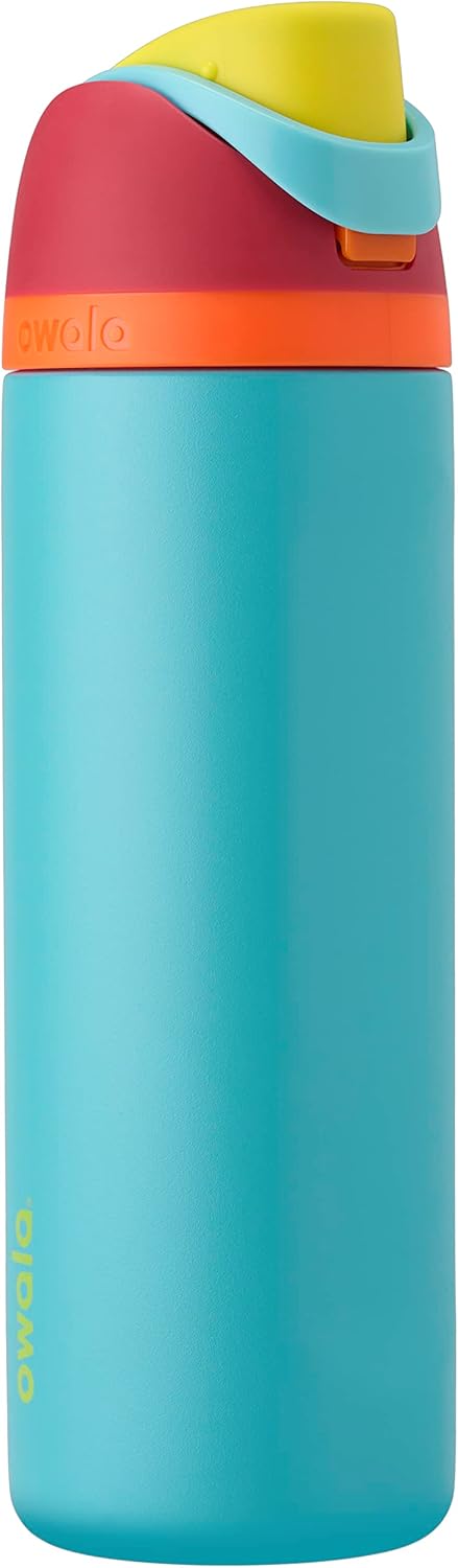 32 Oz Insulated Stainless Steel Water Bottle with Straw S6776