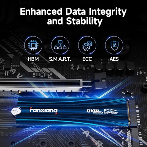 NVMe SSD 500GB PCIe 4.0 M.2 2280 Internal Solid State Drive Q9247