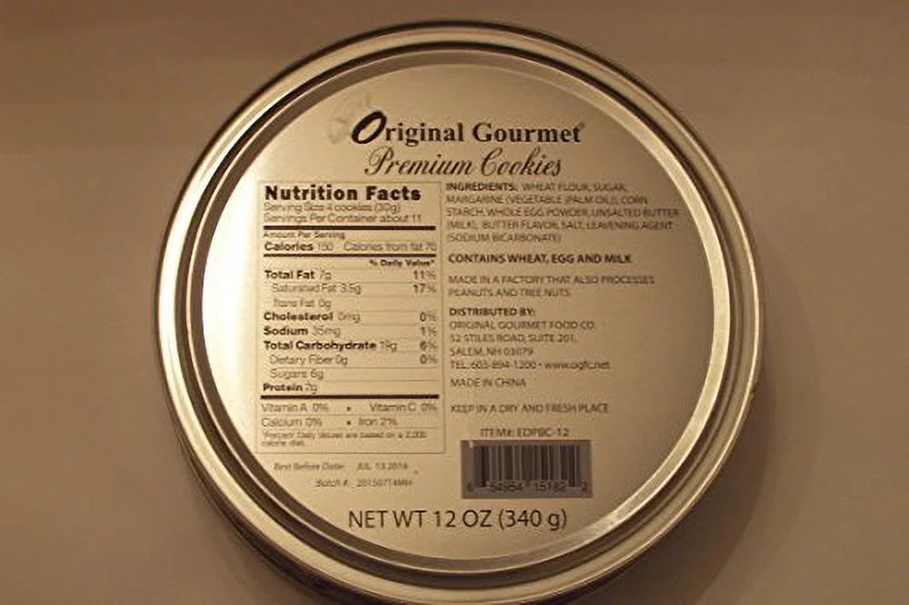 12 Oz Decorative Container Cookies L719